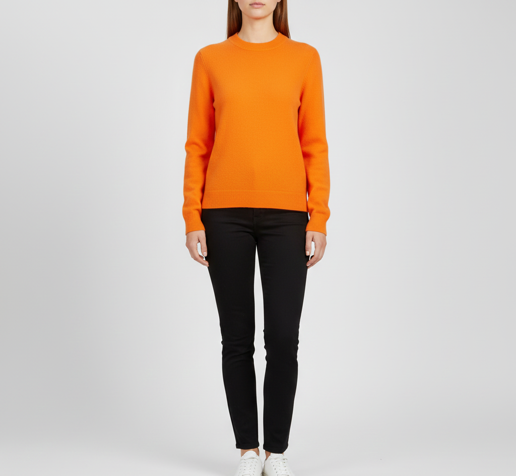 Soft Women's Cashmere Crew Neck Sweater