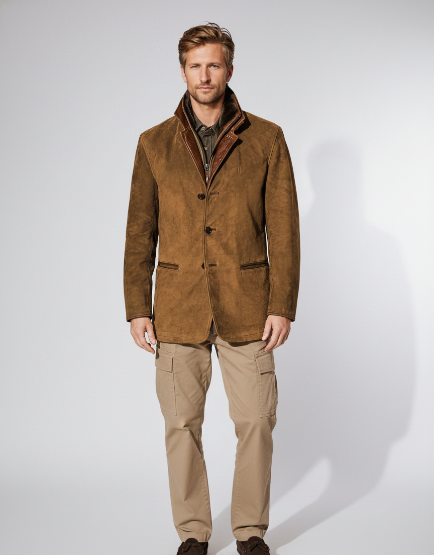 Classic Leather Men's Vintage Jacket