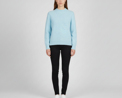 Soft Women's Cashmere Crew Neck Sweater