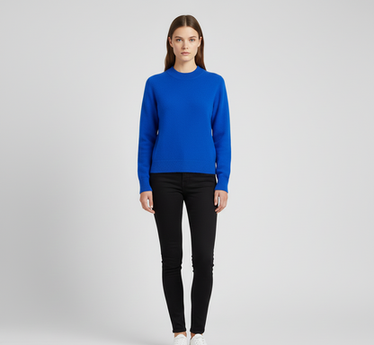 Soft Women's Cashmere Crew Neck Sweater