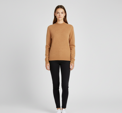 Soft Women's Cashmere Crew Neck Sweater
