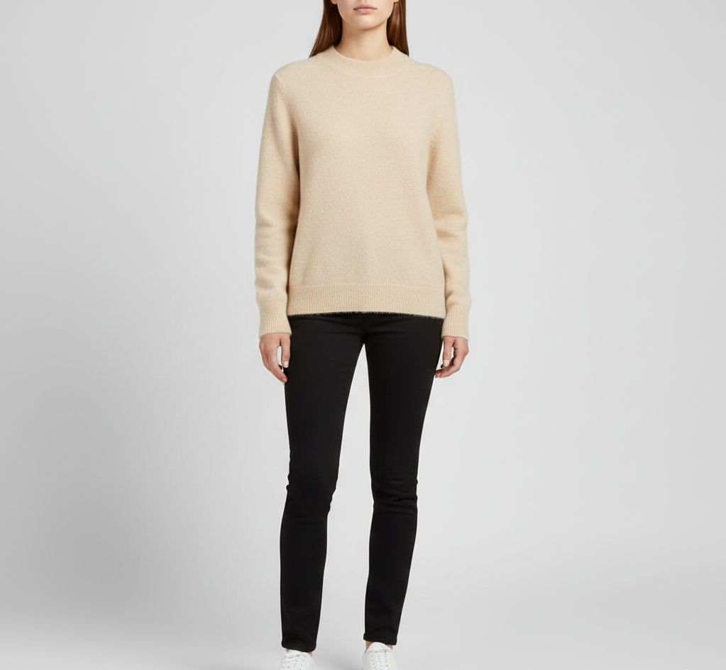 Soft Women's Cashmere Crew Neck Sweater