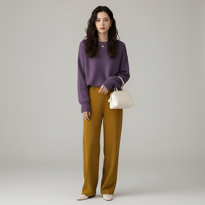 Soft Women's Wool Turtleneck Sweater