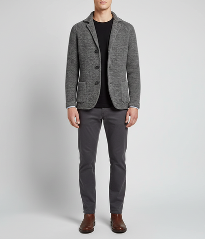 Classic Wool Men's Casual Jacket