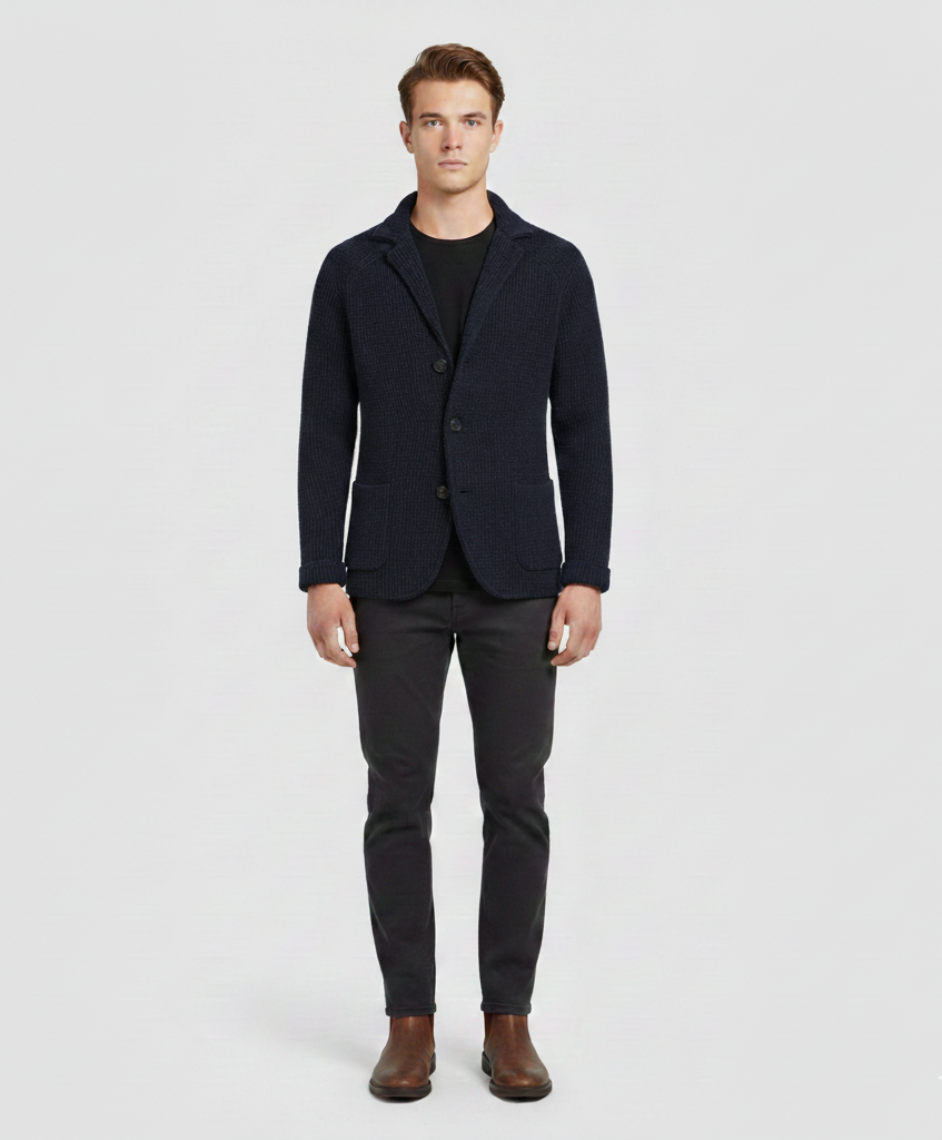 Classic Wool Men's Casual Jacket - EasyApparels