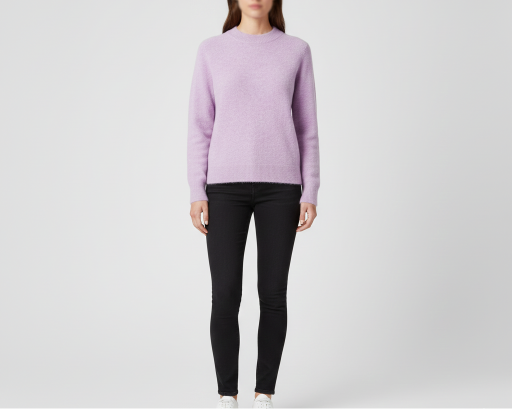 Soft Women's Cashmere Crew Neck Sweater