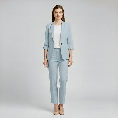 Elegante Donna Completo Abito con Giacca e Pantaloni - EasyApparels