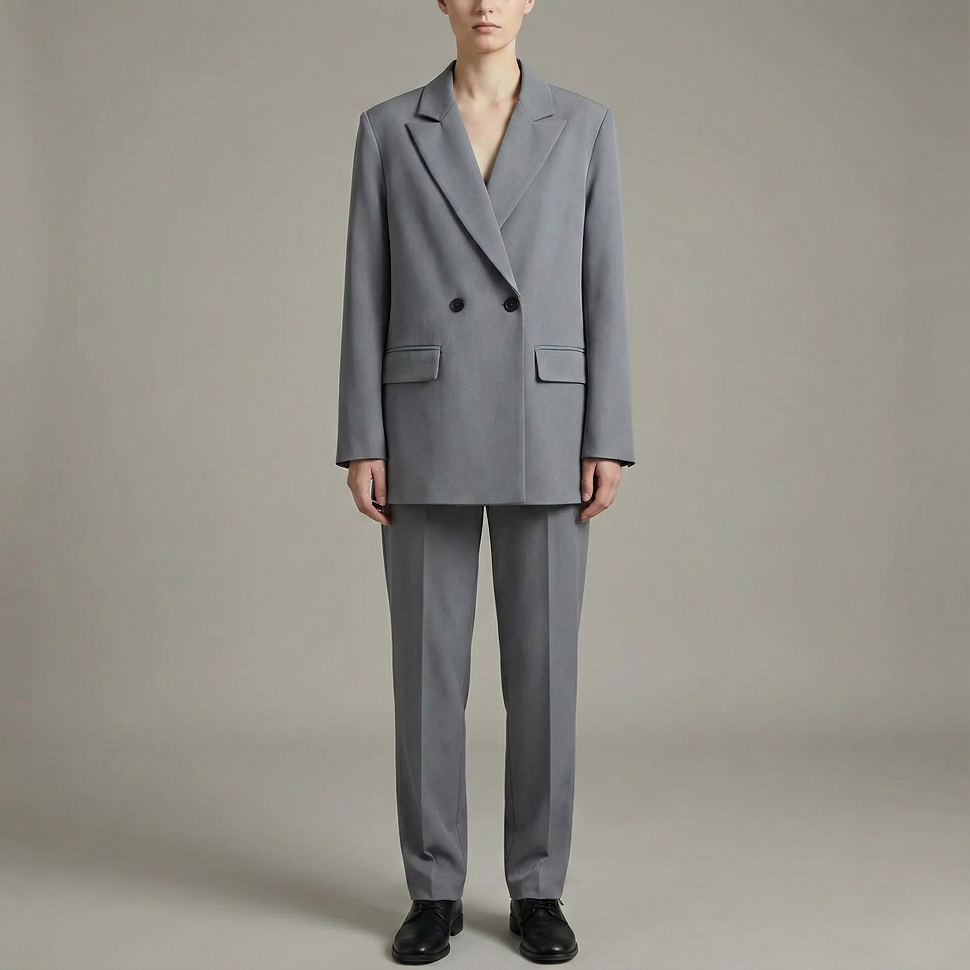 Classic Fit Women's Blazer with Single Button Closure - EasyApparels