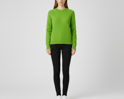 Soft Women's Cashmere Crew Neck Sweater