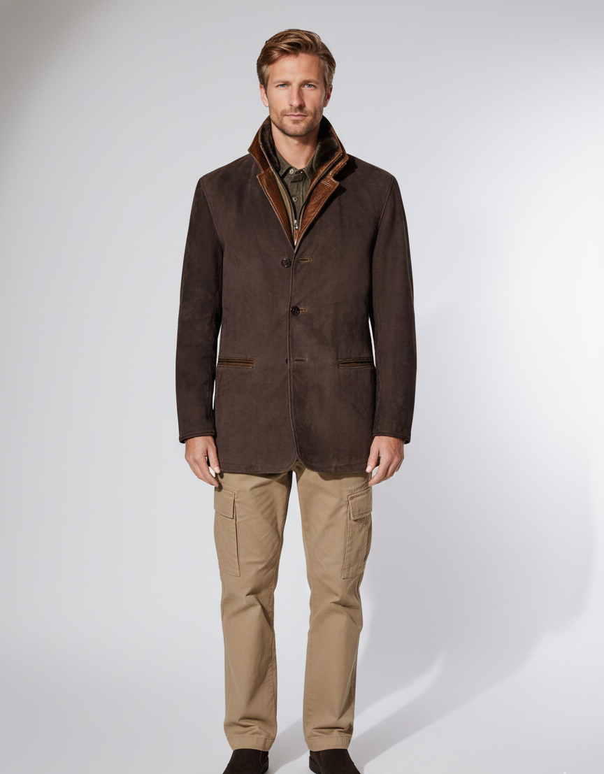 Classic Leather Men's Vintage Jacket