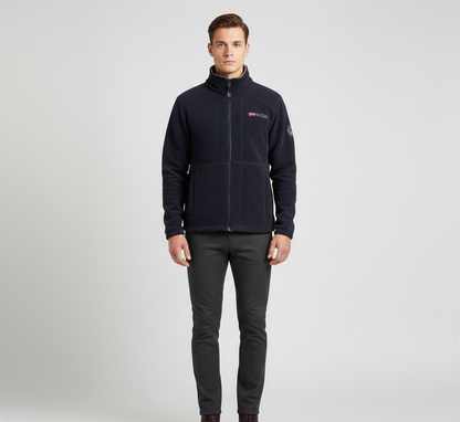 Warm Waterproof Mens Pile Jacket Zip Up - EasyApparels