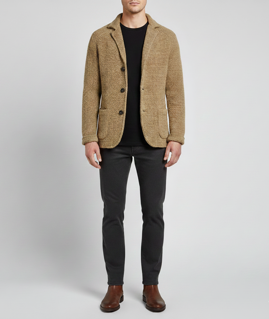 Classic Wool Men's Casual Jacket