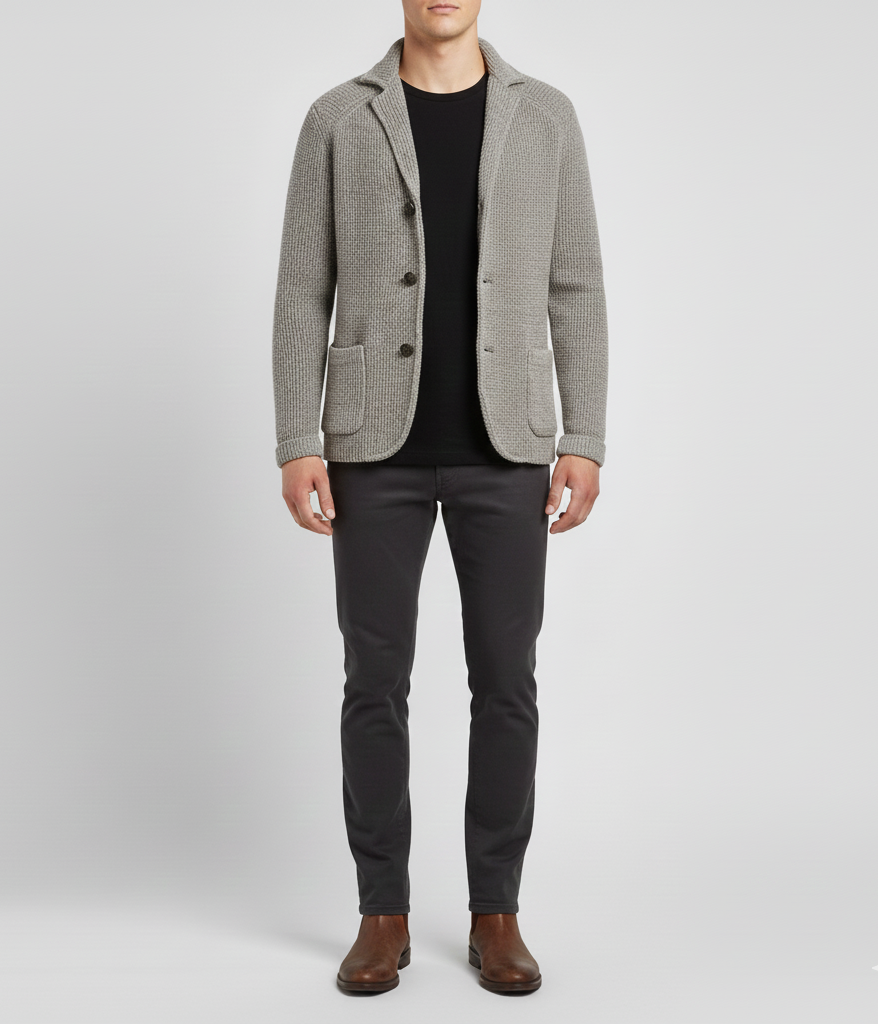 Classic Wool Men's Casual Jacket