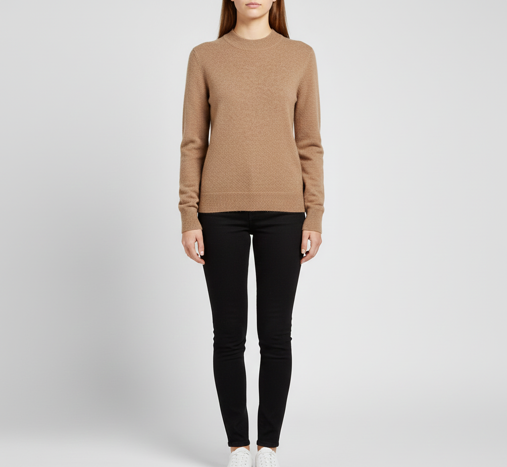 Soft Women's Cashmere Crew Neck Sweater