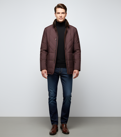 Warm High Neck Winter Padded Jacket Men - EasyApparels