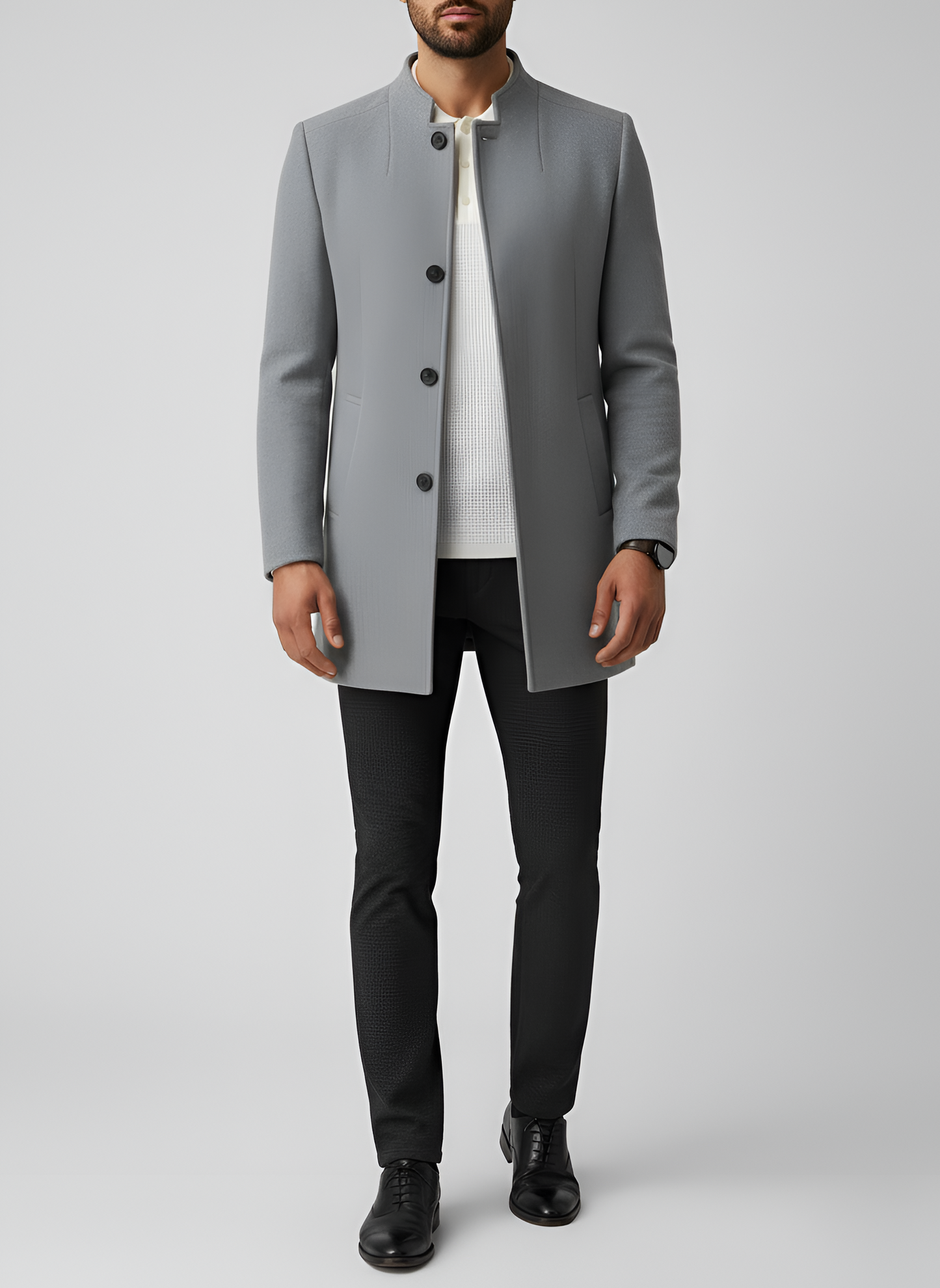Stylish Mens Tailored Coat