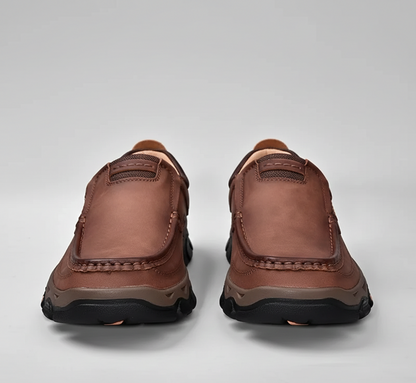 Comfortable Mens Leather Slip Resistant Loafers