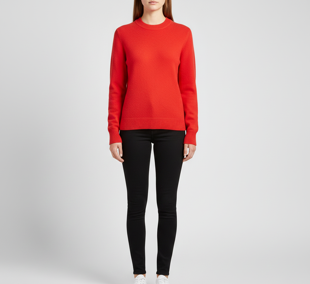 Soft Women's Cashmere Crew Neck Sweater