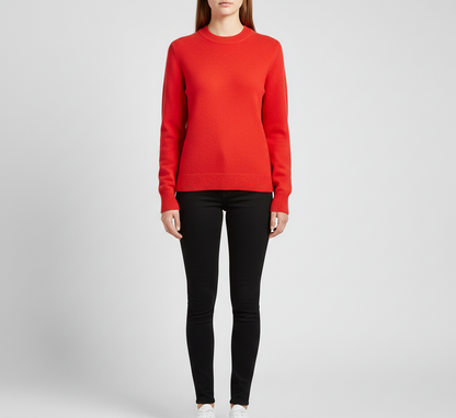 Soft Women's Cashmere Crew Neck Sweater
