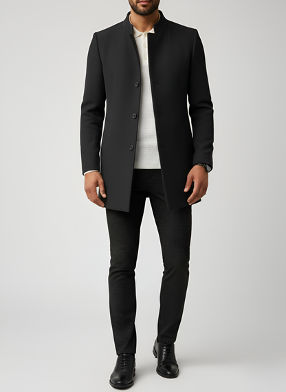 Stylish Mens Tailored Coat - EasyApparels
