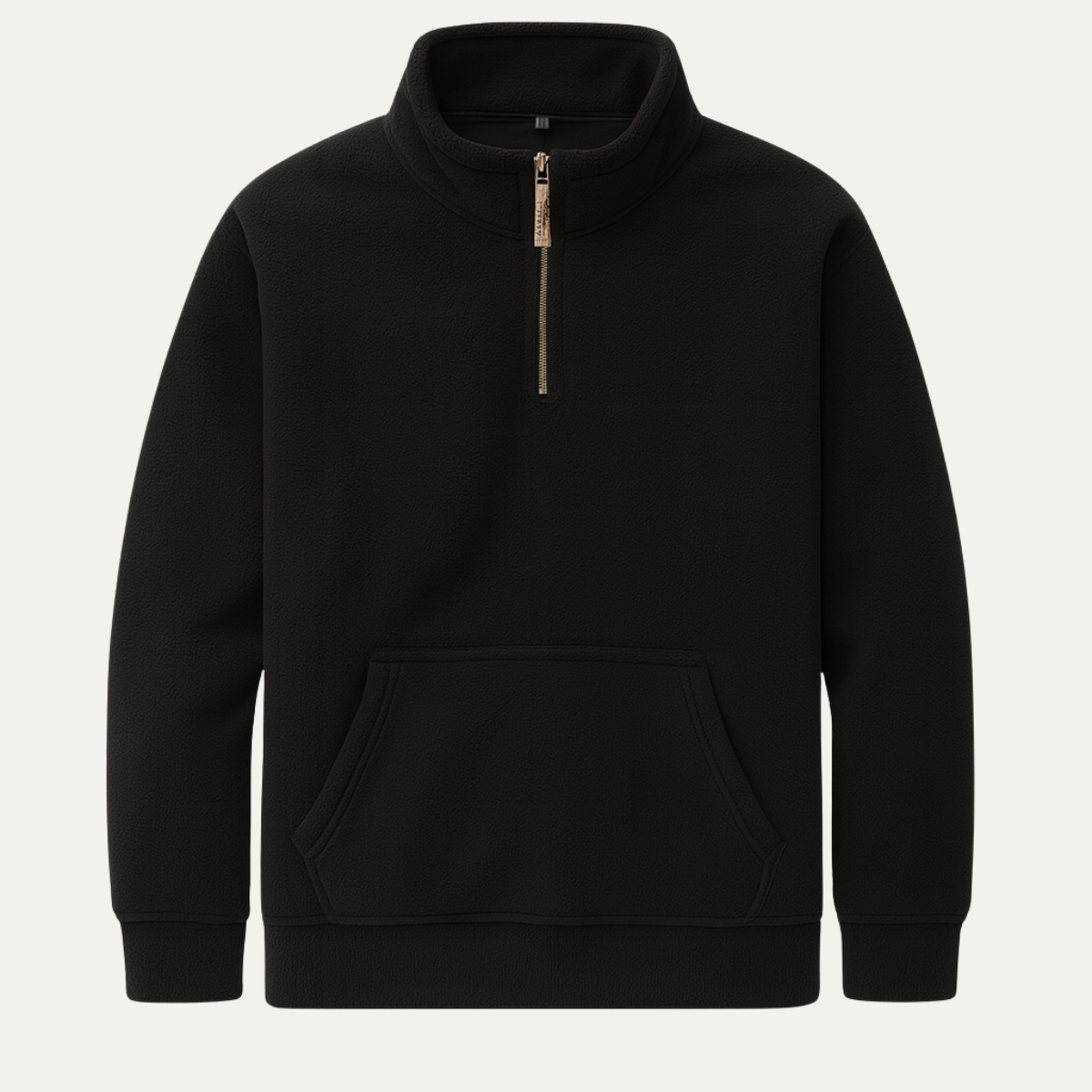 Cozy Men's Fleece Half Zip Pullover Jacket - Vossary