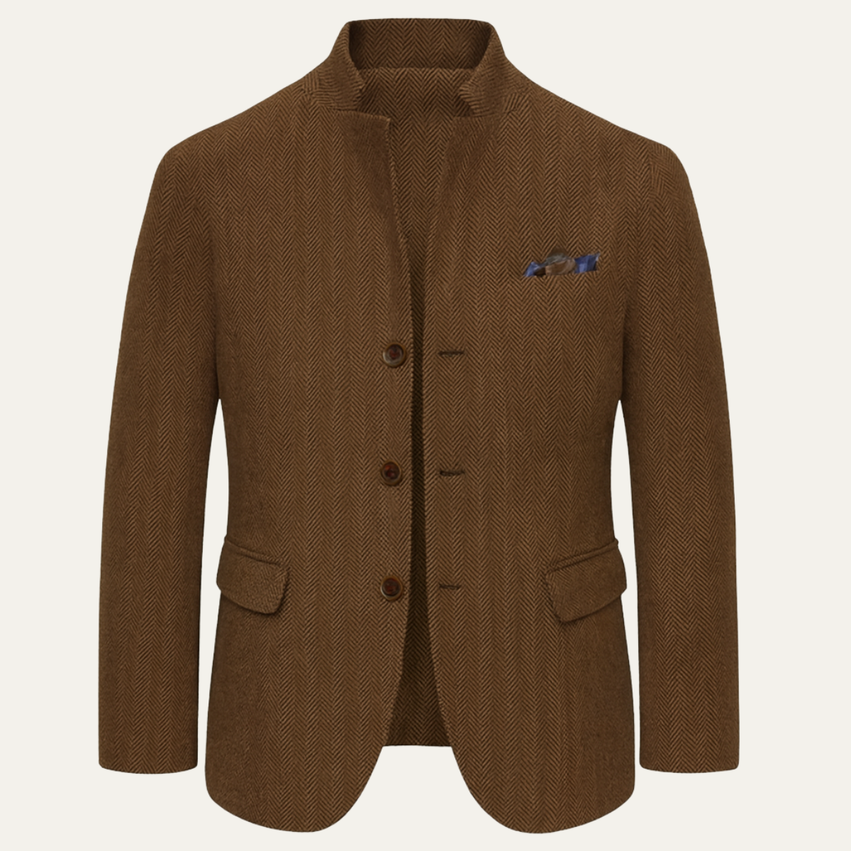 Classic Men's Tweed Blazer Jacket - Vossary