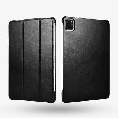 Thin Leather iPad Pro Cover with Foldable Stand Brown