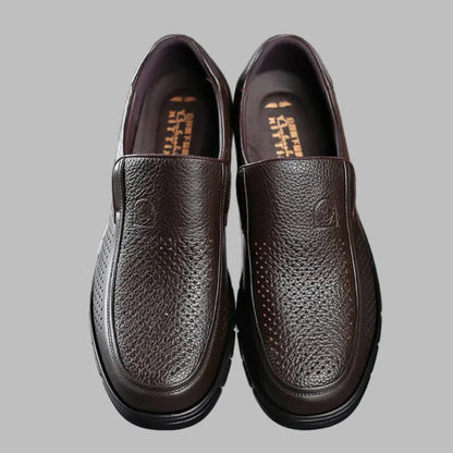 Real Leather Mens Comfort Shoes