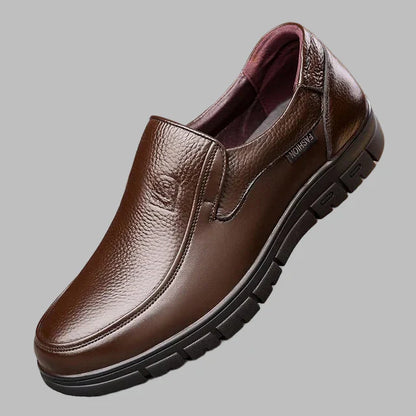 Real Leather Mens Comfort Shoes