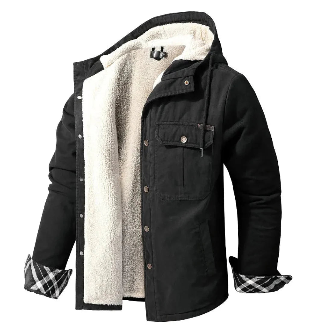 Warm Fleece Lined Padded Coat