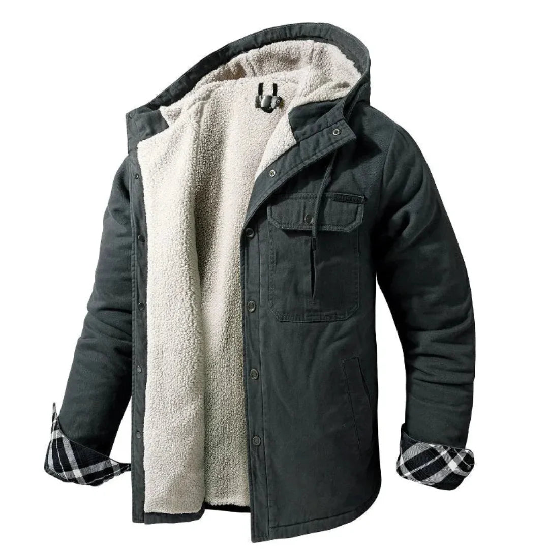Warm Fleece Lined Padded Coat