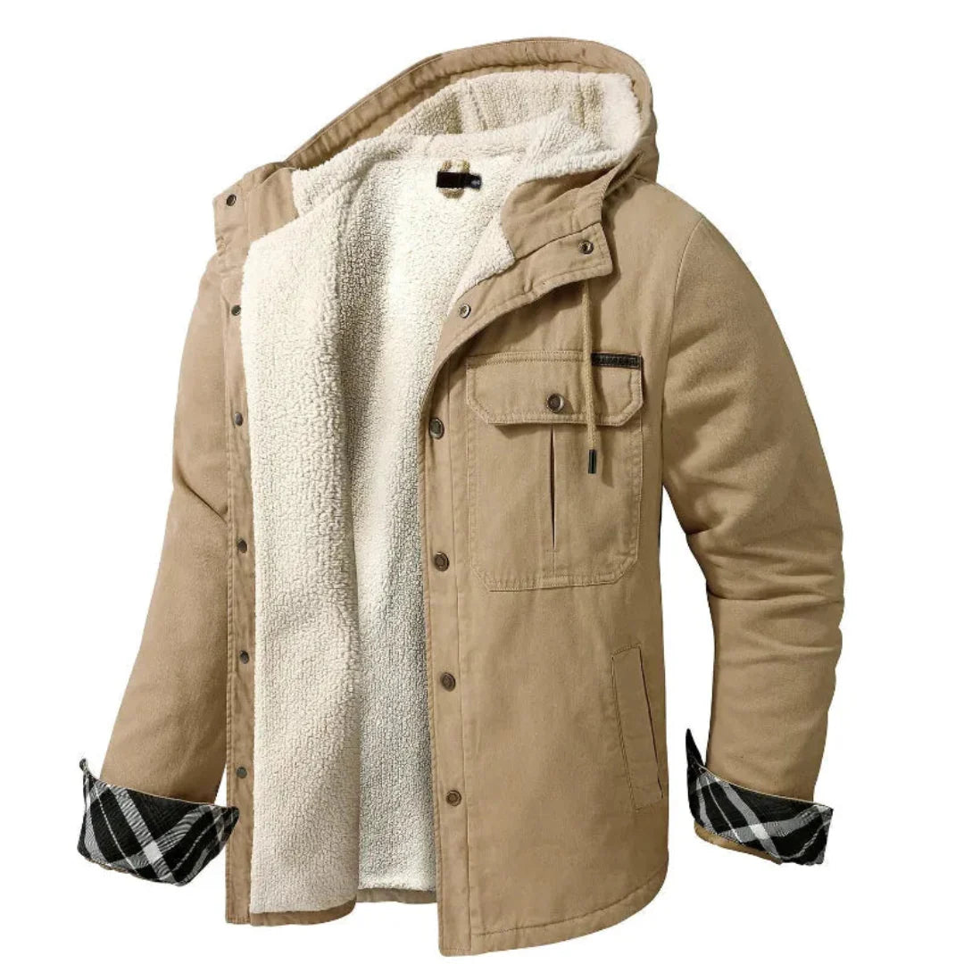 Warm Fleece Lined Padded Coat