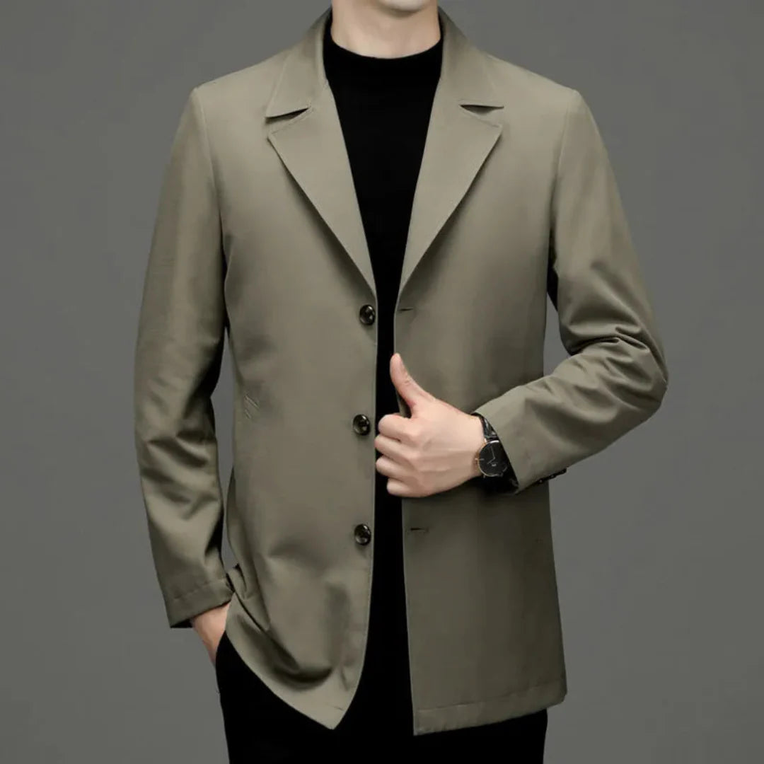 Classic Fit Notch Collar Blazer