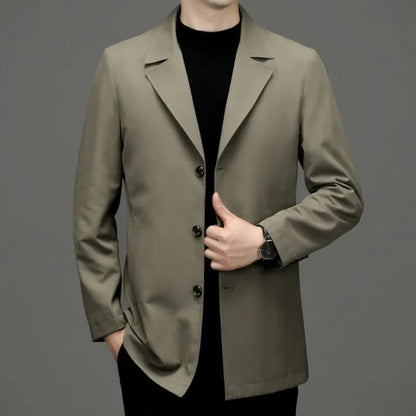 Classic Fit Notch Collar Blazer