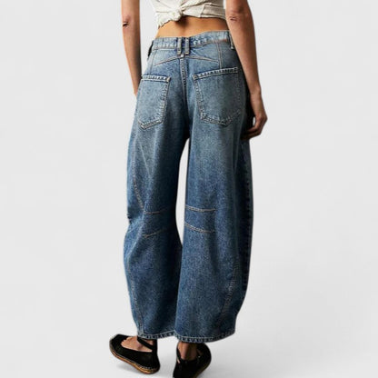 Relaxed Fit Wide Leg Rain Pants