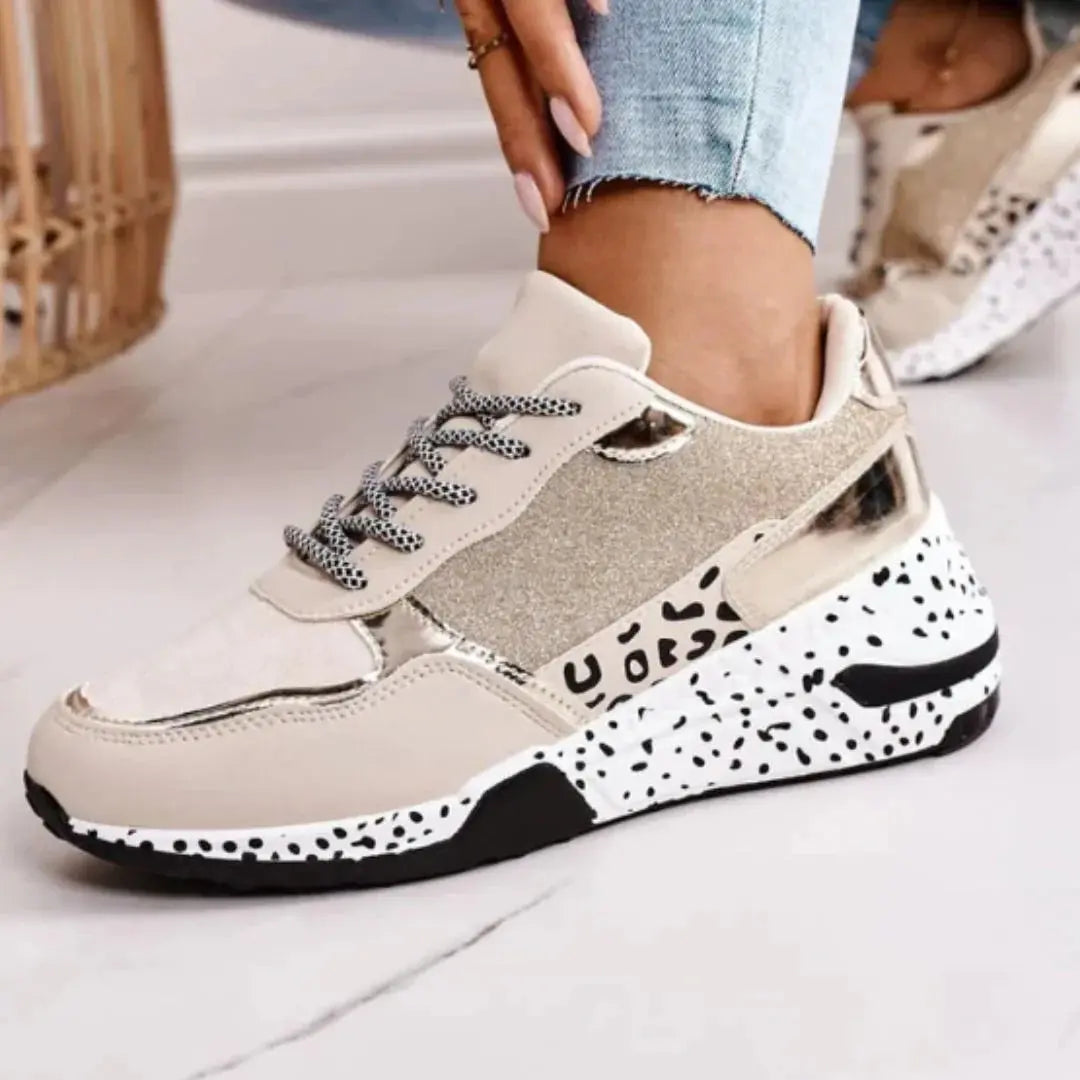 Soft Women's Sneakers - Fashionable Comfortable Shoes - Vossary