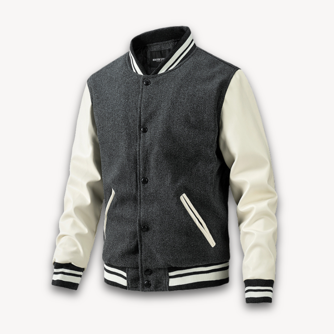 Retro Style Men's Leather Jacket