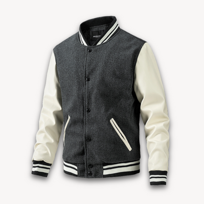 Retro Style Men's Leather Jacket