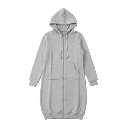 Casual Oversized Zip Up Hoodie