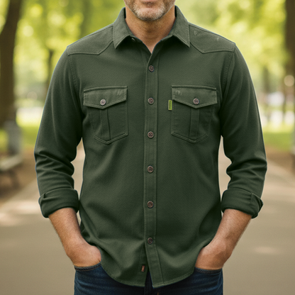 Relaxed Fit Cotton Mens Shirt