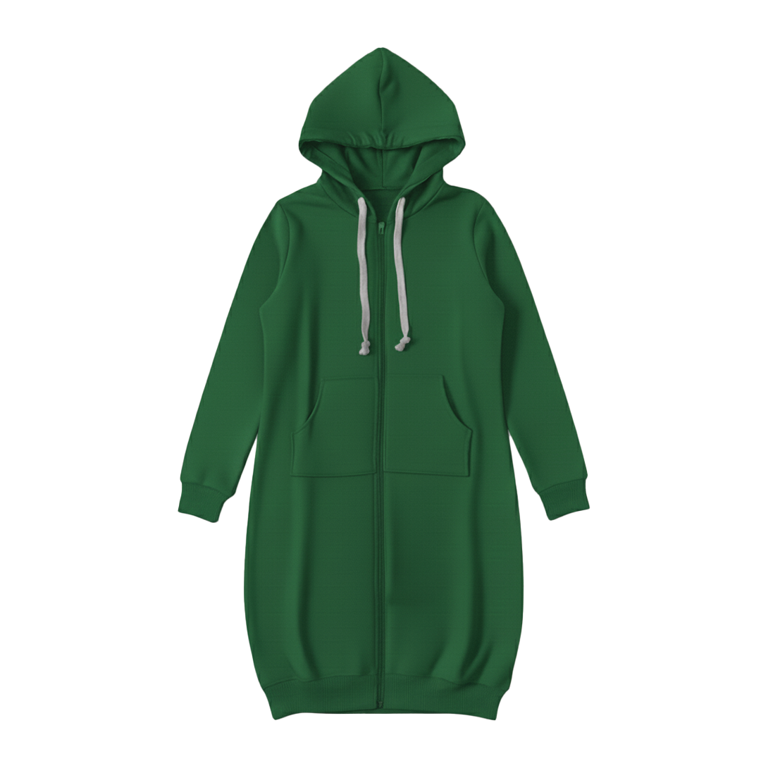 Casual Oversized Zip Up Hoodie