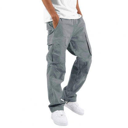 Relaxed Fit Casual Work Pants for Men