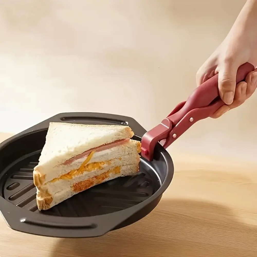EasyGrip Silicone Kitchen Cooking Tongs - Luxicro
