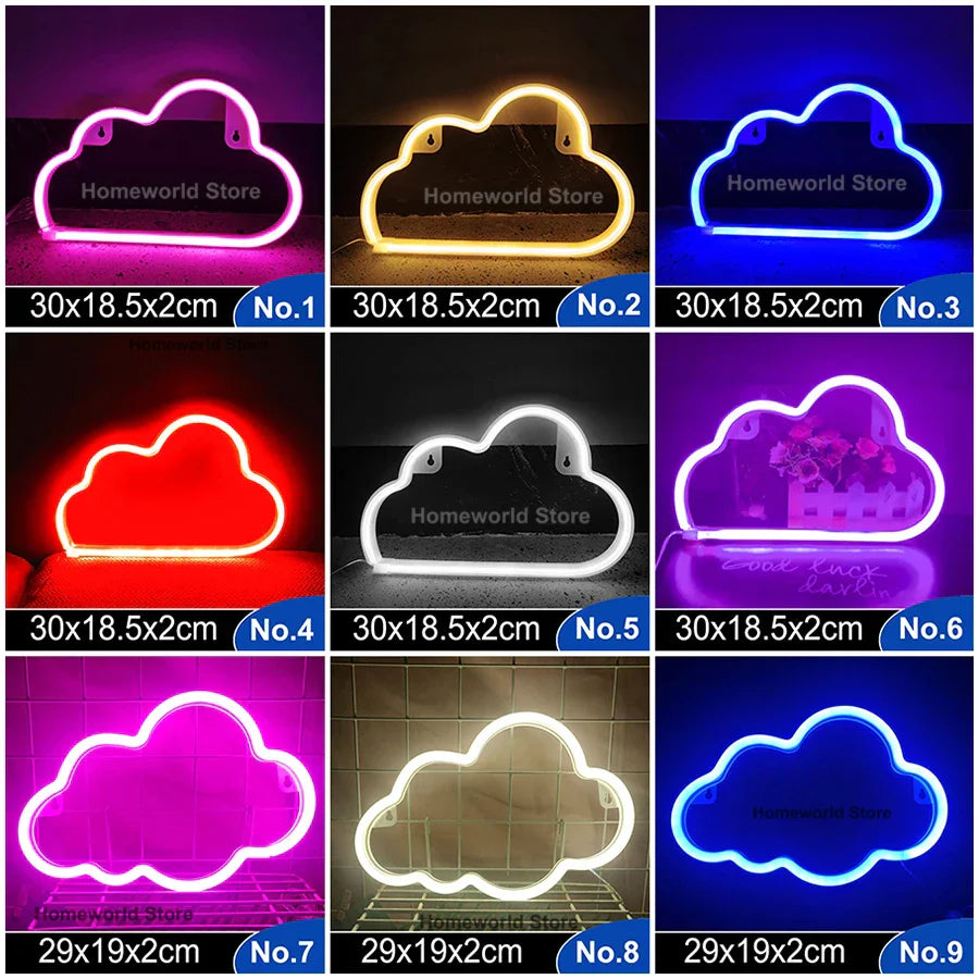 Colorful LED Wall Light Decor Night Lamp