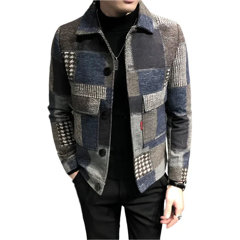 Classic Stripe Long Coat - Vossary