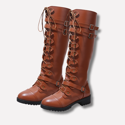 Classic Ankle Boots with Buckle for Ladies