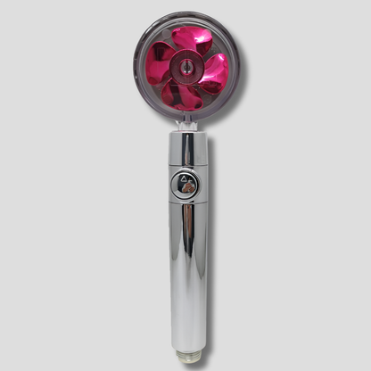 Powerful Rain Shower Head with Rotating Jets