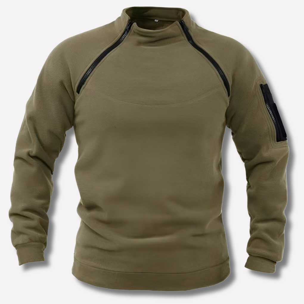 Warm Men's Fleece Jacket for Outdoor Activities