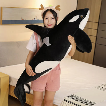 Realistic Whale Plush Soft Cushion Toy - Luxicro