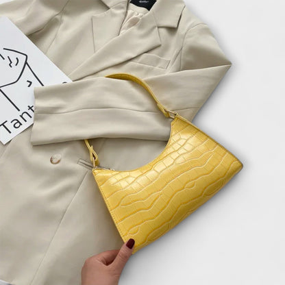 Sleek Faux Leather Shoulder Bag for Everyday Use